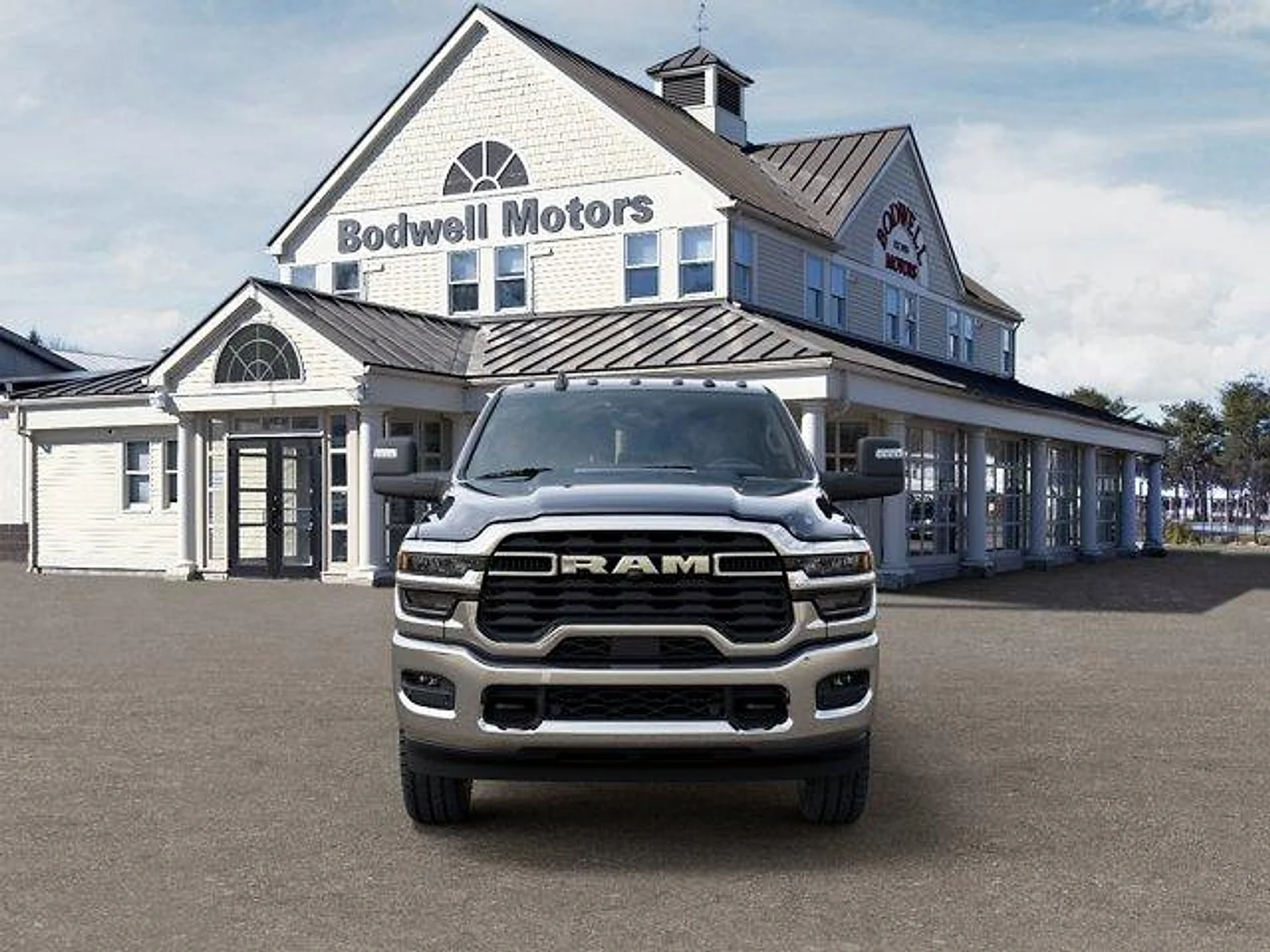 New 2026 Diamond Black Crystal Pearl-Coat Exterior Paint RAM Tradesman Crew Cab 4x4 6
