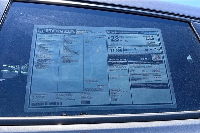 New 2027 Honda HR-V LX 4D Sport Utility