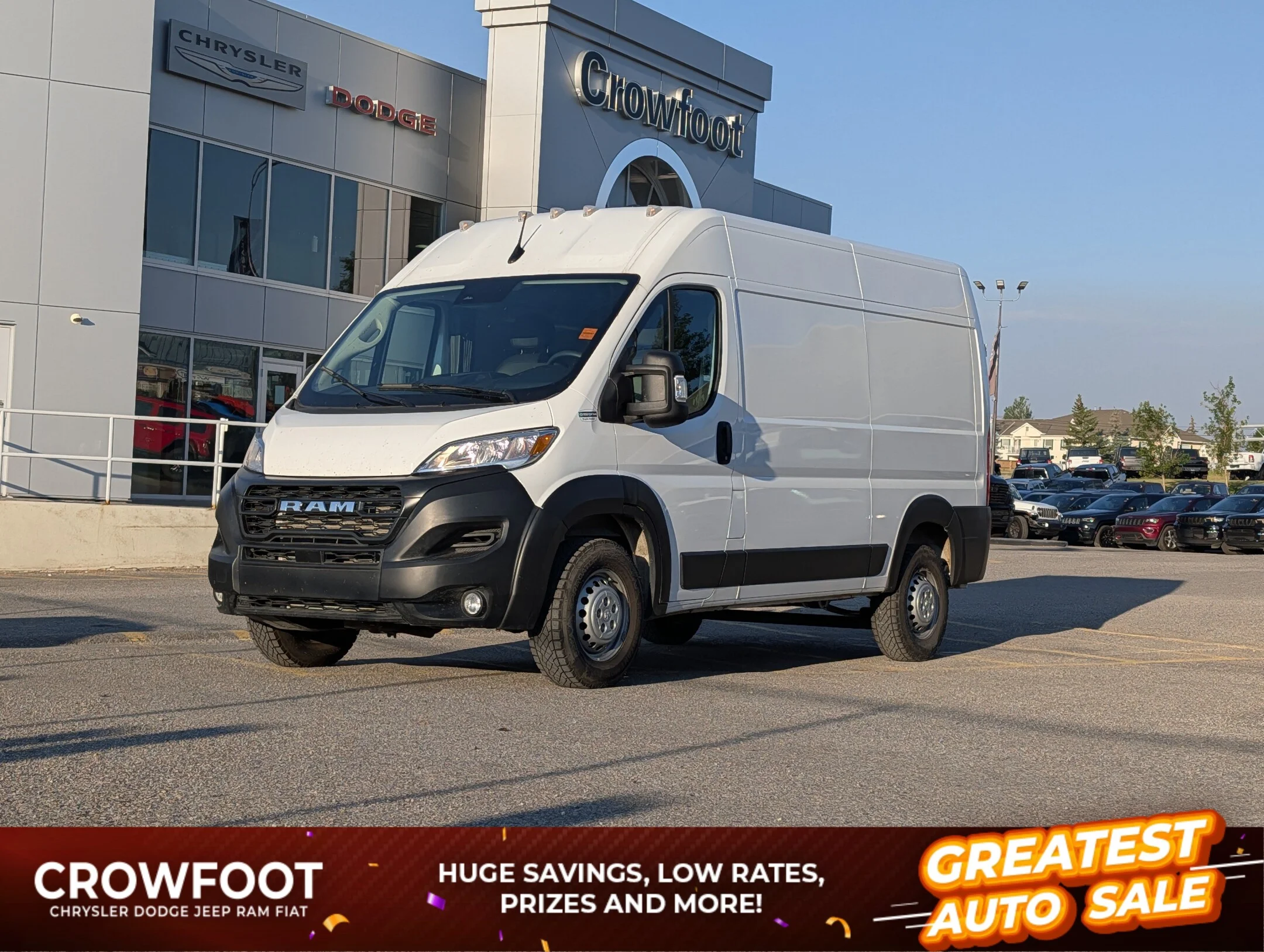 Certified Used 2025 White RAM Tradesman - Convienence Grp - Mopar Wall Pane - Tradesman 2500 High Roof 136 WB w/Pass Seat image 1