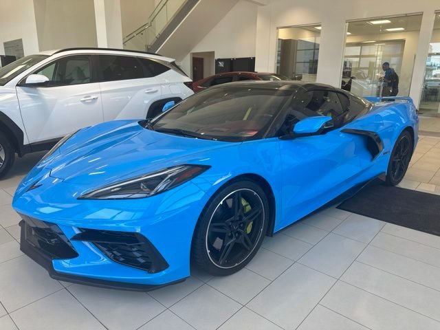 Used 2021 Blue Chevrolet Stingray image 3