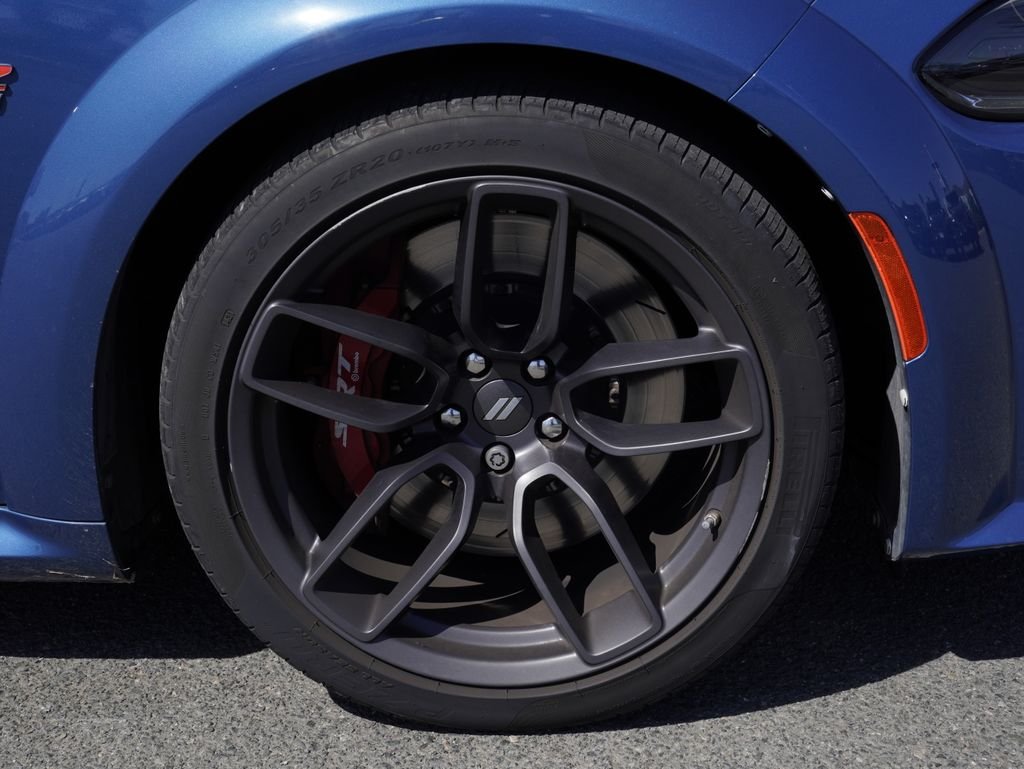 Used 2021 Blue Dodge R/T Scat Pack Widebody image 3