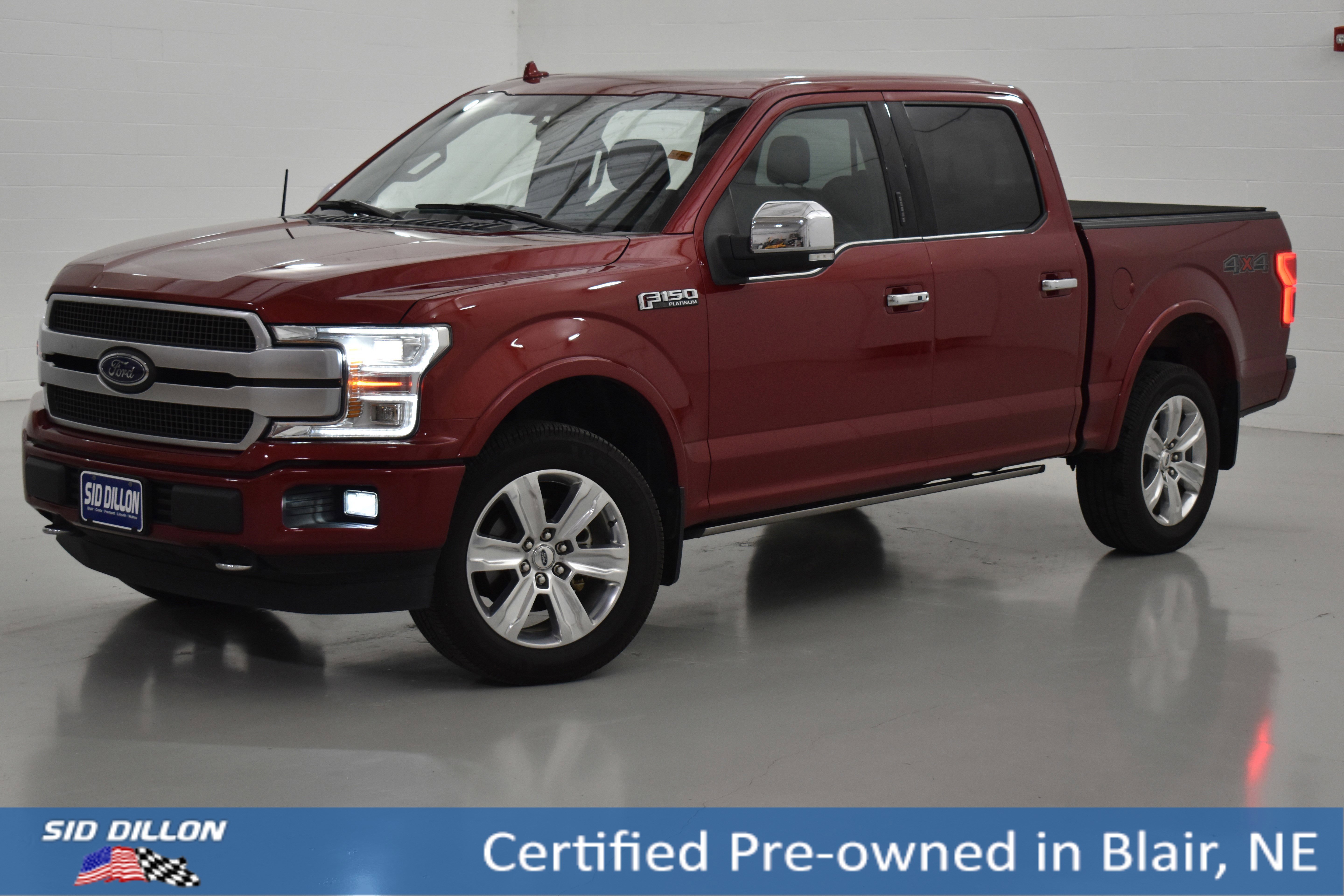 Used 2019 Red Ford Platinum image 1