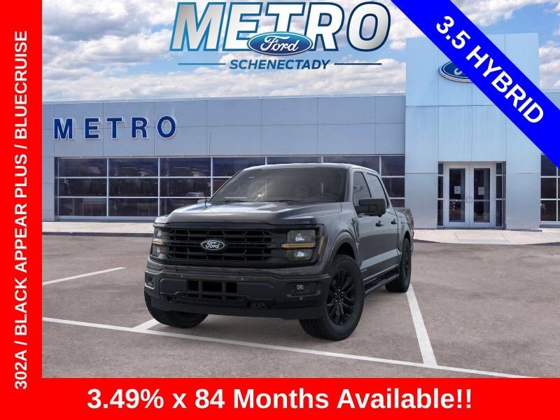 New 2026 Agate Black Metallic Ford XLT image 3