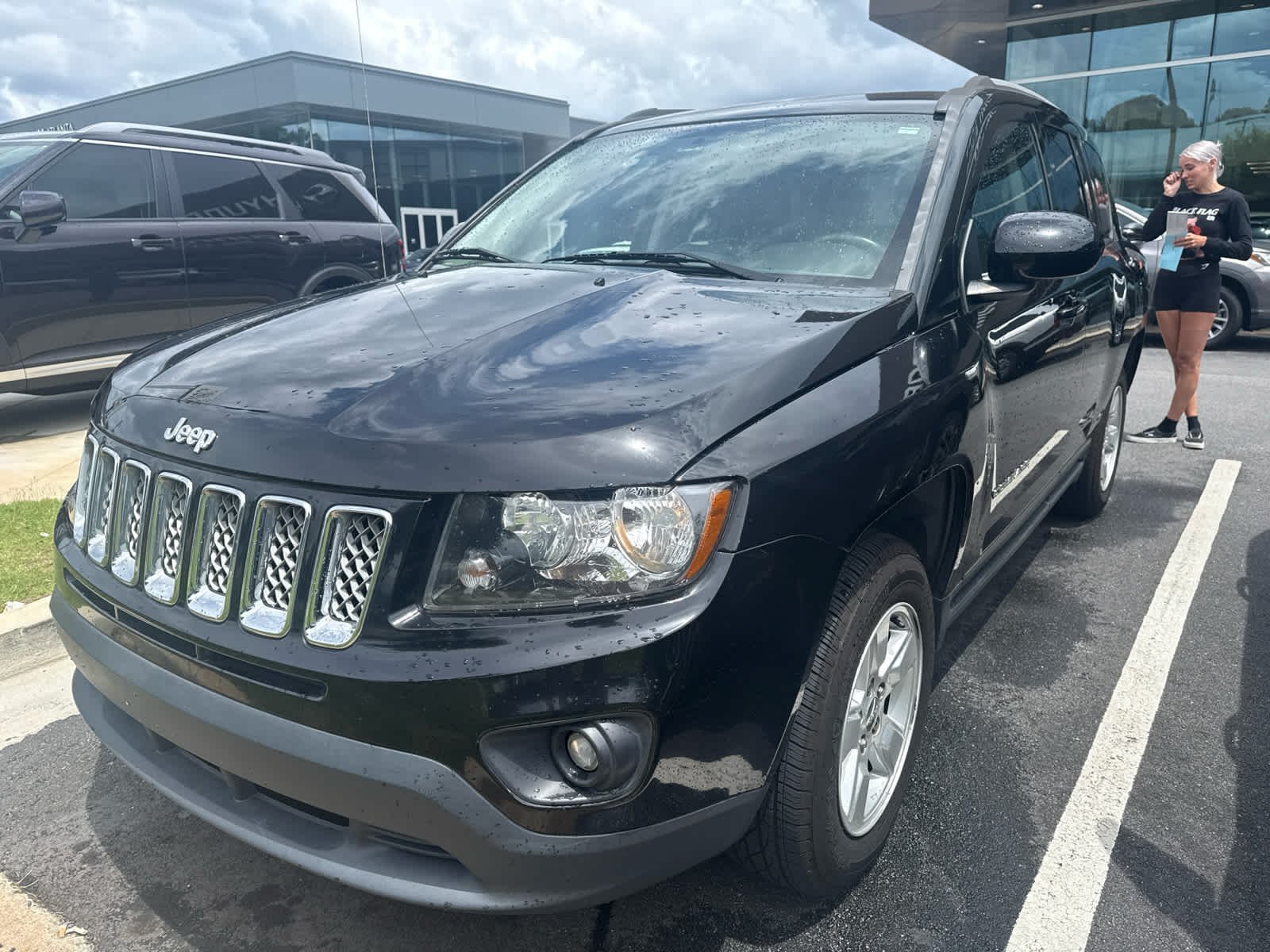 Used 2017 Jeep Compass Latitude with VIN 1C4NJCEA4HD117204 for sale in Chamblee, GA