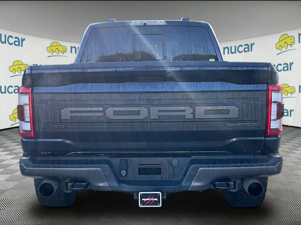 Used 2021 Blue Ford Raptor image 3