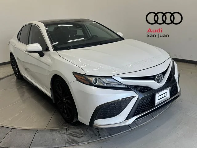Used 2021 Beige Toyota XSE image 1