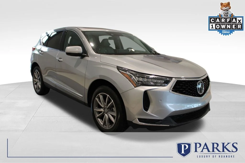 Used 2023 Lunar Silver Metallic Acura TECH image 1