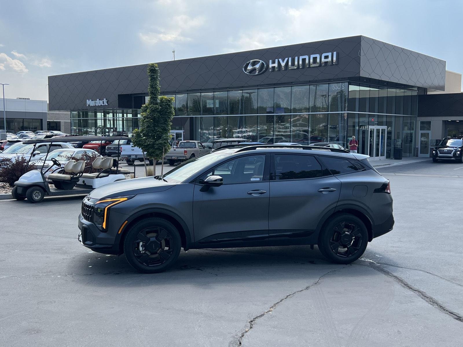 Used 2026 Shadow Matte Gray Kia X-Line image 1