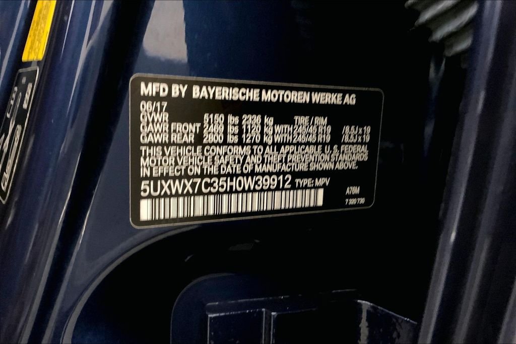 Used 2017 Deep Sea Blue Metallic BMW  image 31