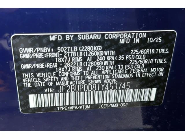 2026 Subaru Outback Limited - Photo 54