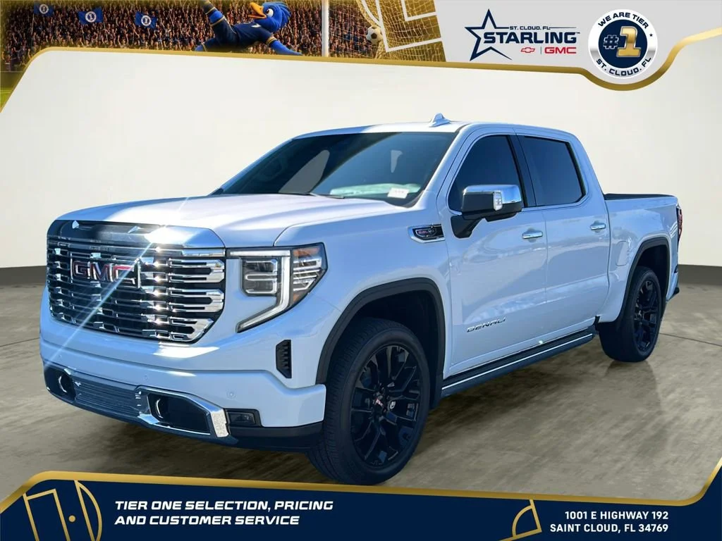 New 2026 Glacier White Tricoat GMC Denali image 1