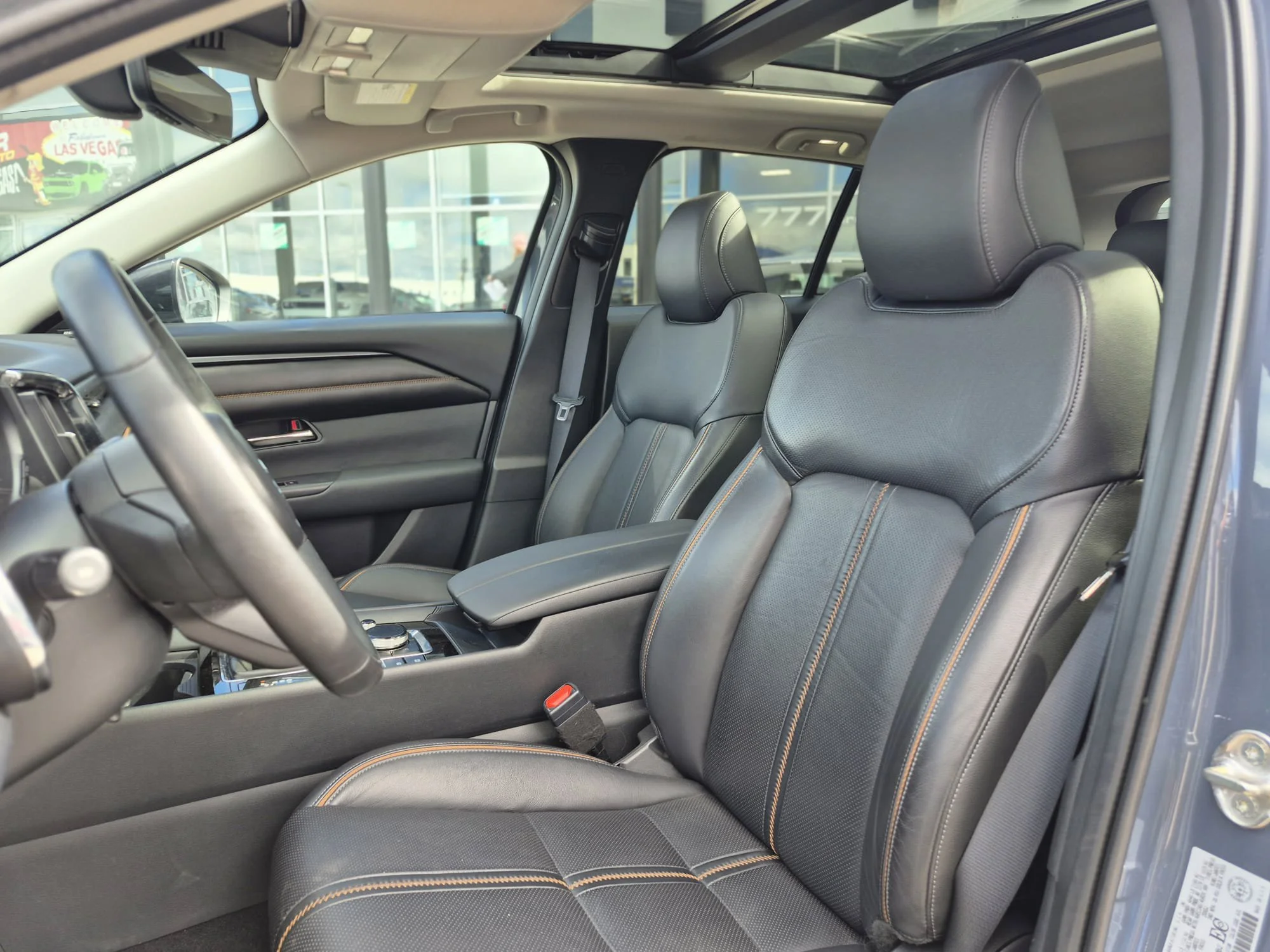 Used 2023 Polymetal Grey Metallic Mazda GT AWD*Cooled Leather | Pano Roof | Nav | 360 Cam | Htd Wheel | Adaptive Cruise | Lane Keep Assist image 7