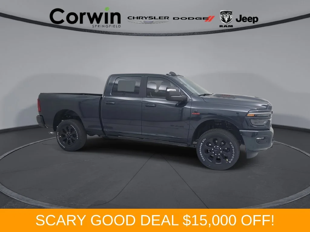 New 2026 Forged Blue Metallic Exterior Paint RAM Laramie image 1