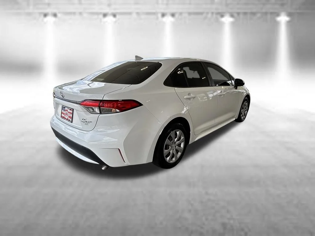 Certified Used 2022 White Toyota LE image 4