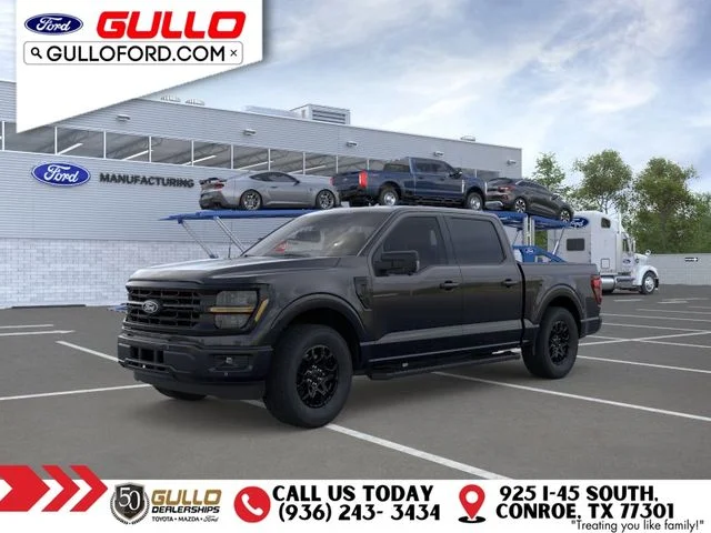 New 2026 Agate Black Metallic Ford XLT image 1