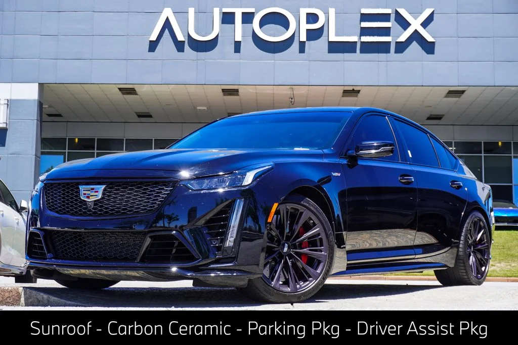 Used 2022 Black Cadillac V-Series image 1