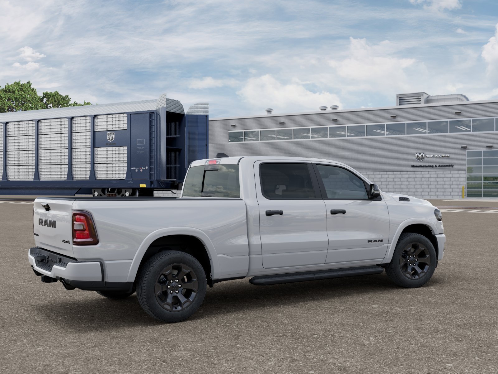 New 2026 Bright White Clear-Coat Exterior Paint RAM Big Horn/Lone Star image 34