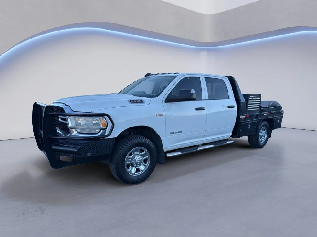 Used 2020 Bright White Clearcoat Ram Tradesman image 1