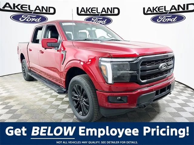 New 2026 Red Ford Lariat image 1