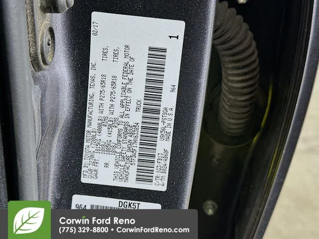 Used 2017 Magnetic Gray Metallic Toyota SR5 image 29