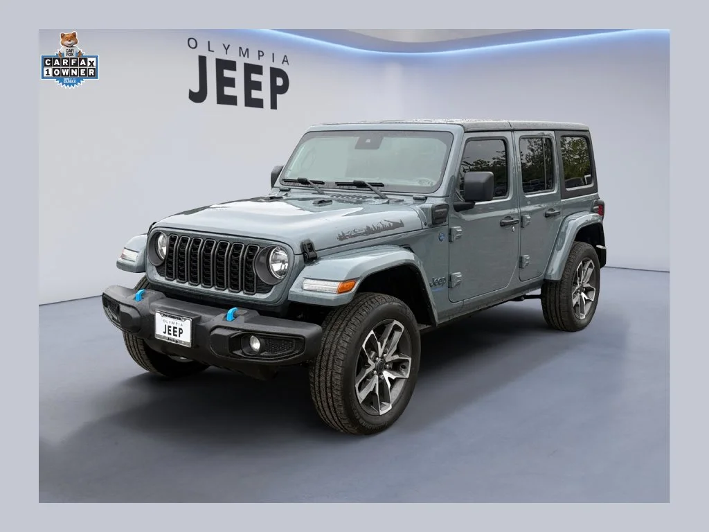 Used 2024 Gray Jeep Sport S 4xe image 1