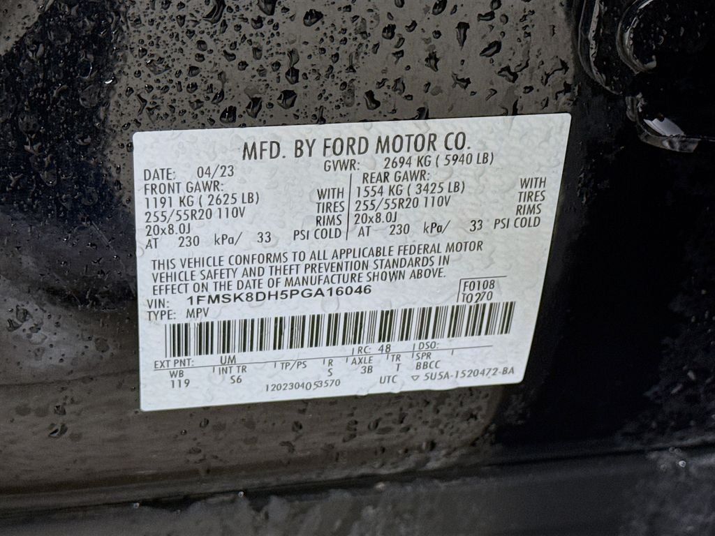 Used 2023 Agate Black Metallic Ford XLT image 32