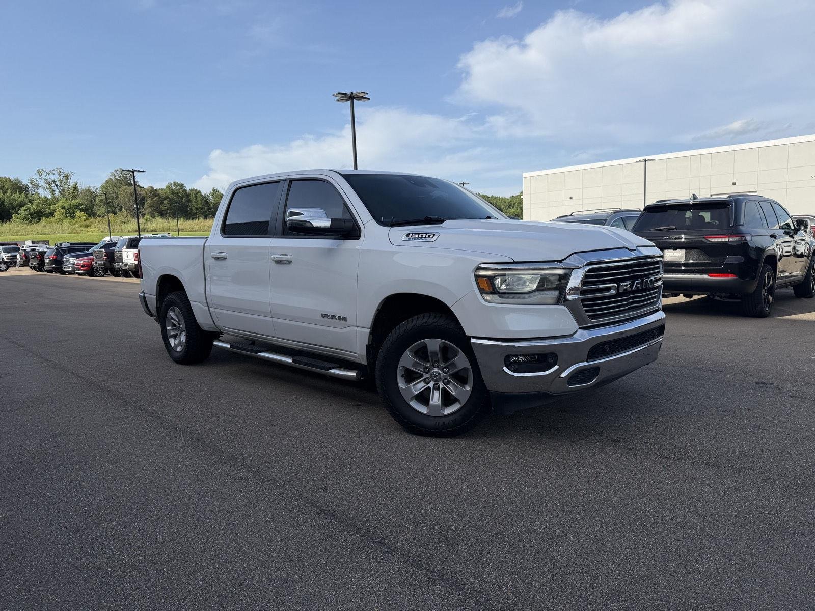 Used 2023 Ivory White Tri-Coat Pearlcoat Ram Laramie image 3