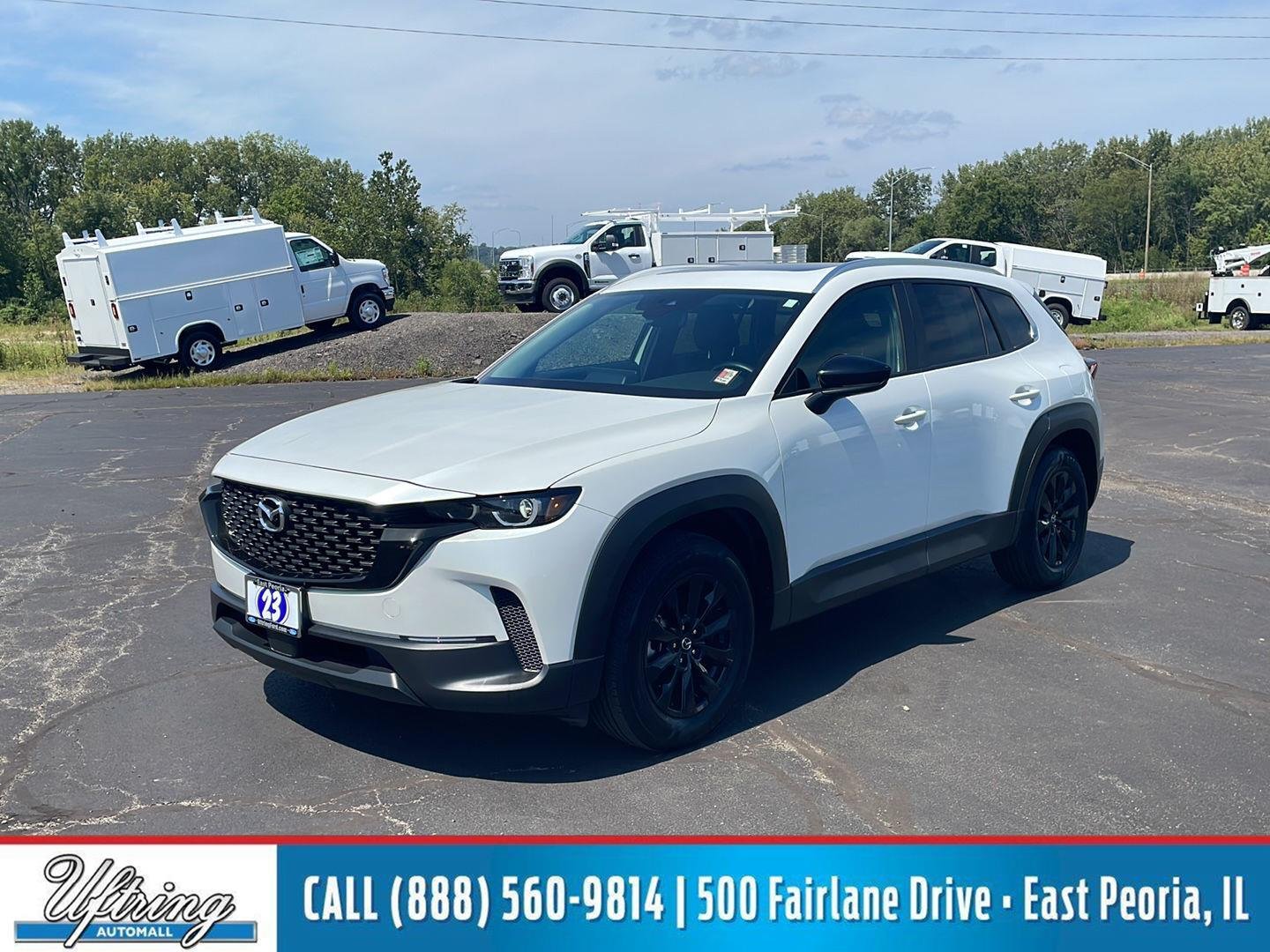 Used 2023 Wind Chill Pearl Mazda 2.5 S Preferred Plus Package image 1