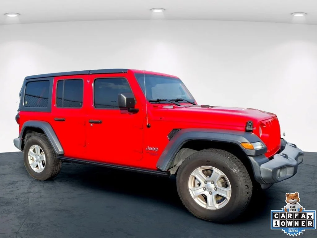Used 2018 Red Jeep Unlimited Sport S image 13
