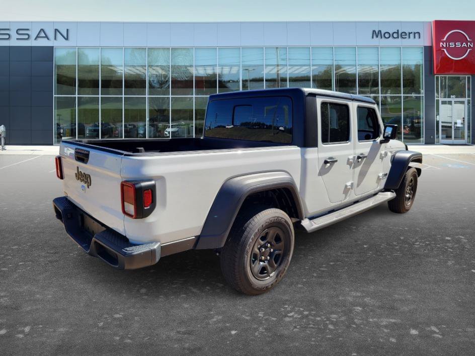 Used 2024 Bright White Clearcoat Jeep Sport image 5