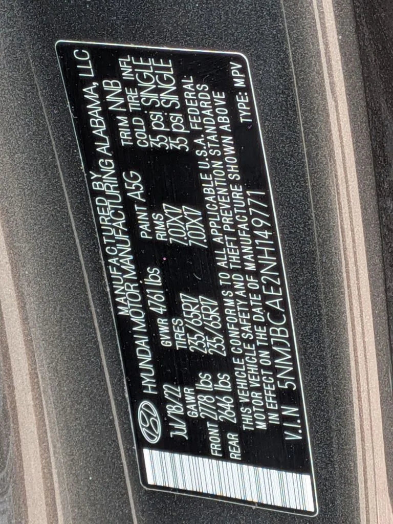 Used 2022 Gray Hyundai SEL image 32
