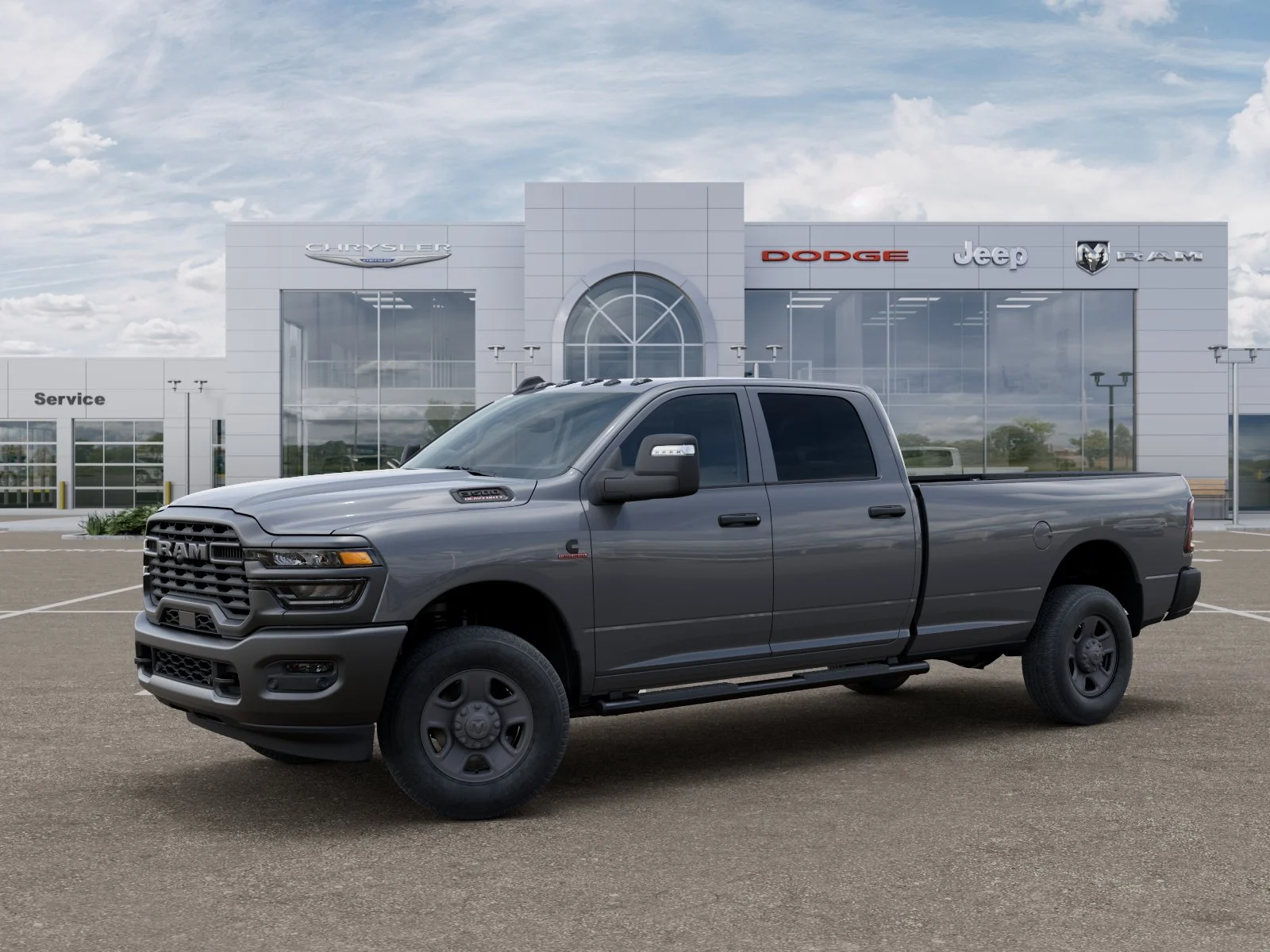 New 2026 Ceramic Gray Clear-Coat Exterior Paint RAM Tradesman image 29