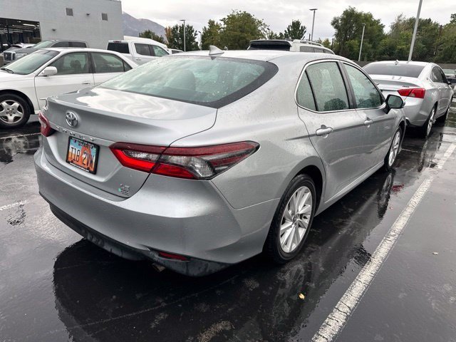 Used 2021 Celestial Silver Metallic Toyota LE image 3