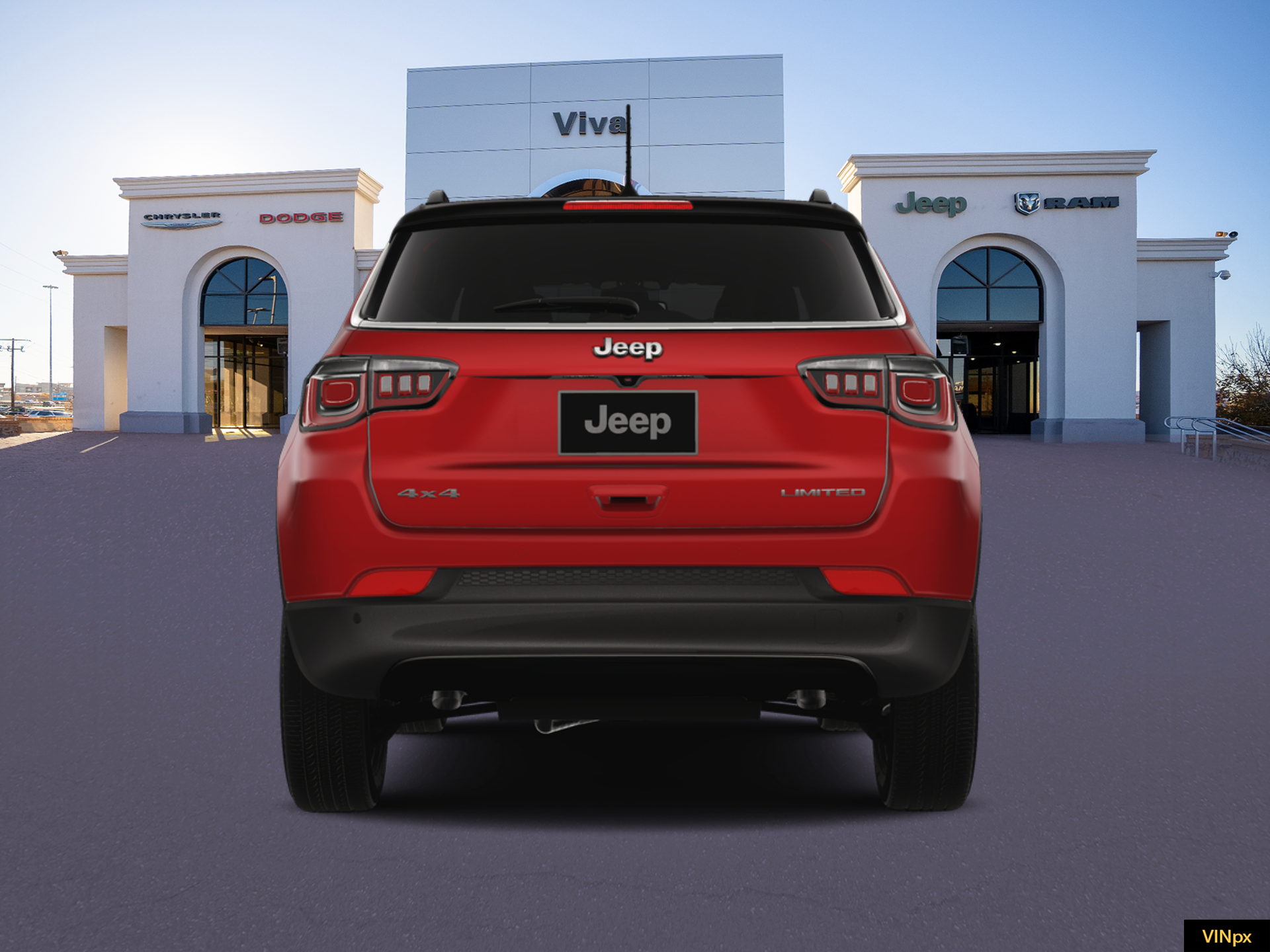 New 2026 Red Hot Pearl-Coat Exterior Paint Jeep Limited image 18