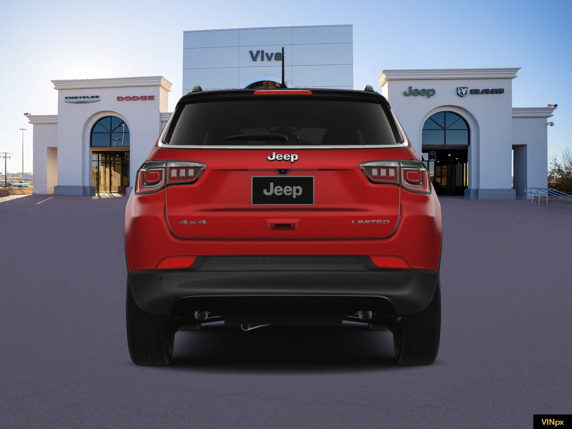 New 2026 Red Hot Pearl-Coat Exterior Paint Jeep Limited image 18