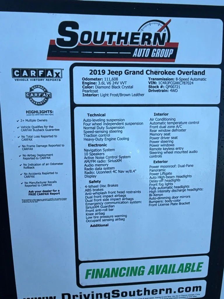 2019 Jeep Grand Cherokee Overland - Photo 13