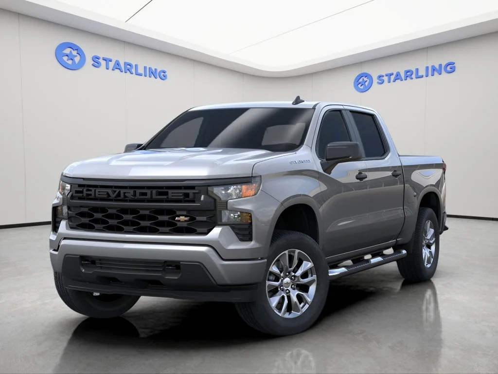 Used 2025 Sterling Gray Metallic Chevrolet Custom image 6