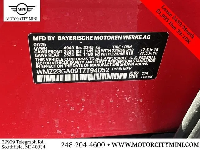 Certified Used 2026 Chili Red II MINI Signature Plus image 22