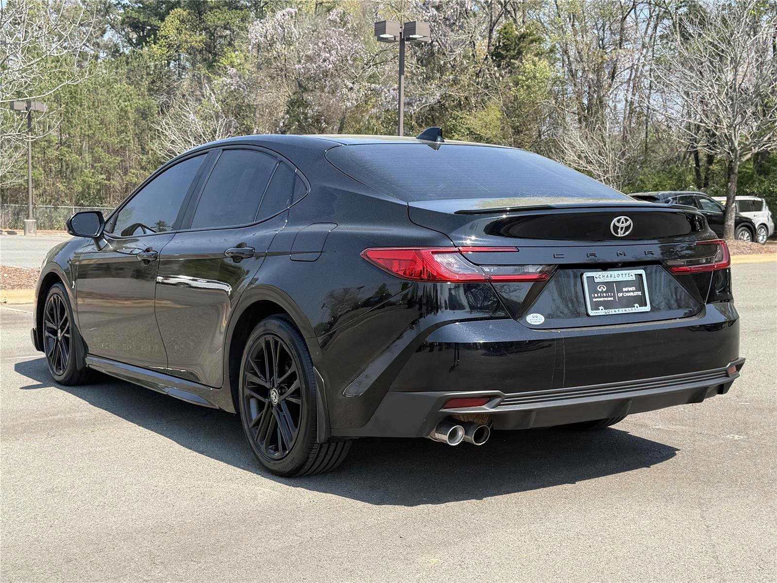 Used 2025 Midnight Black Metallic Toyota SE image 21