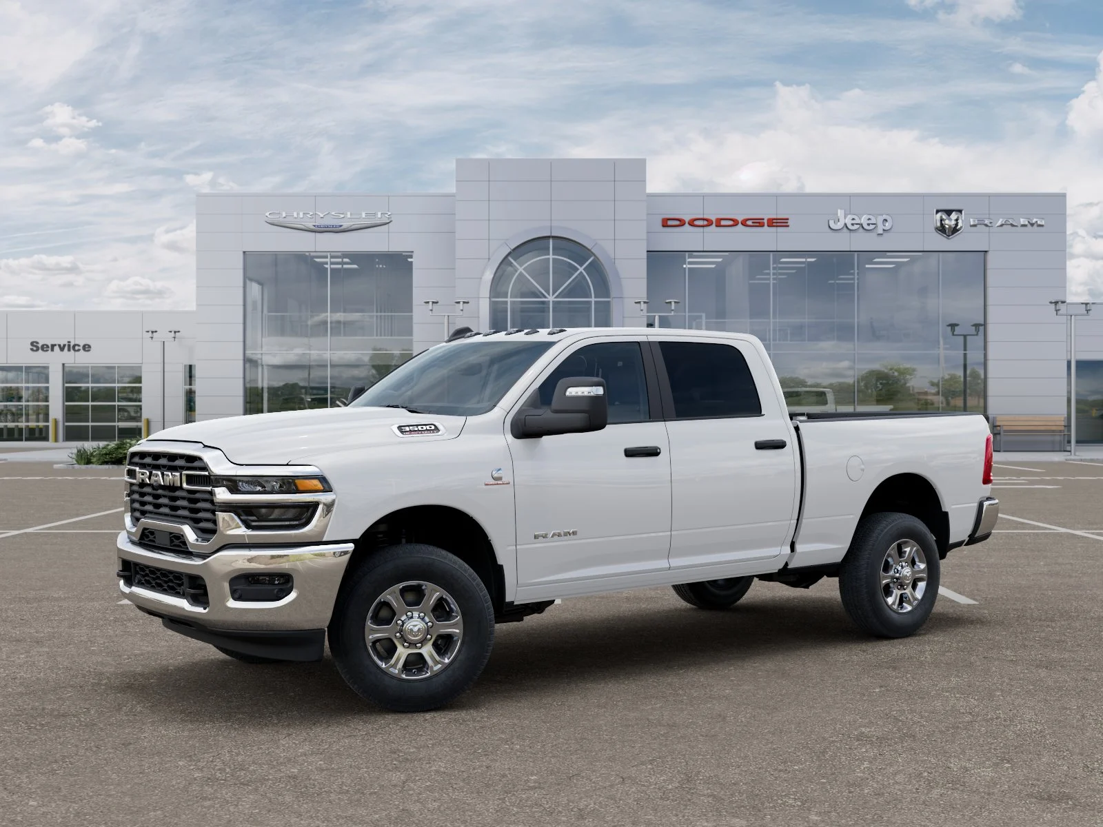 New 2026 Bright White Clearcoat RAM Big Horn image 29