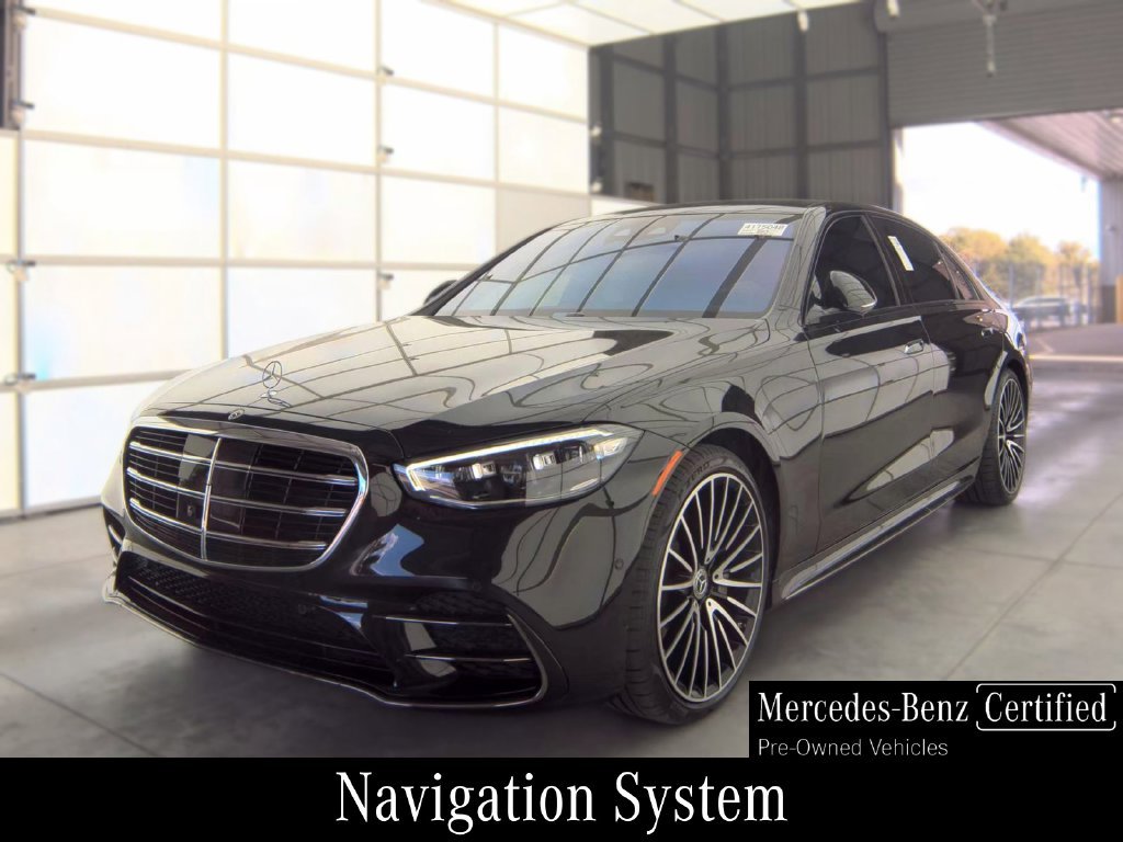 Certified Used 2023 Black Mercedes-Benz S 580 image 1