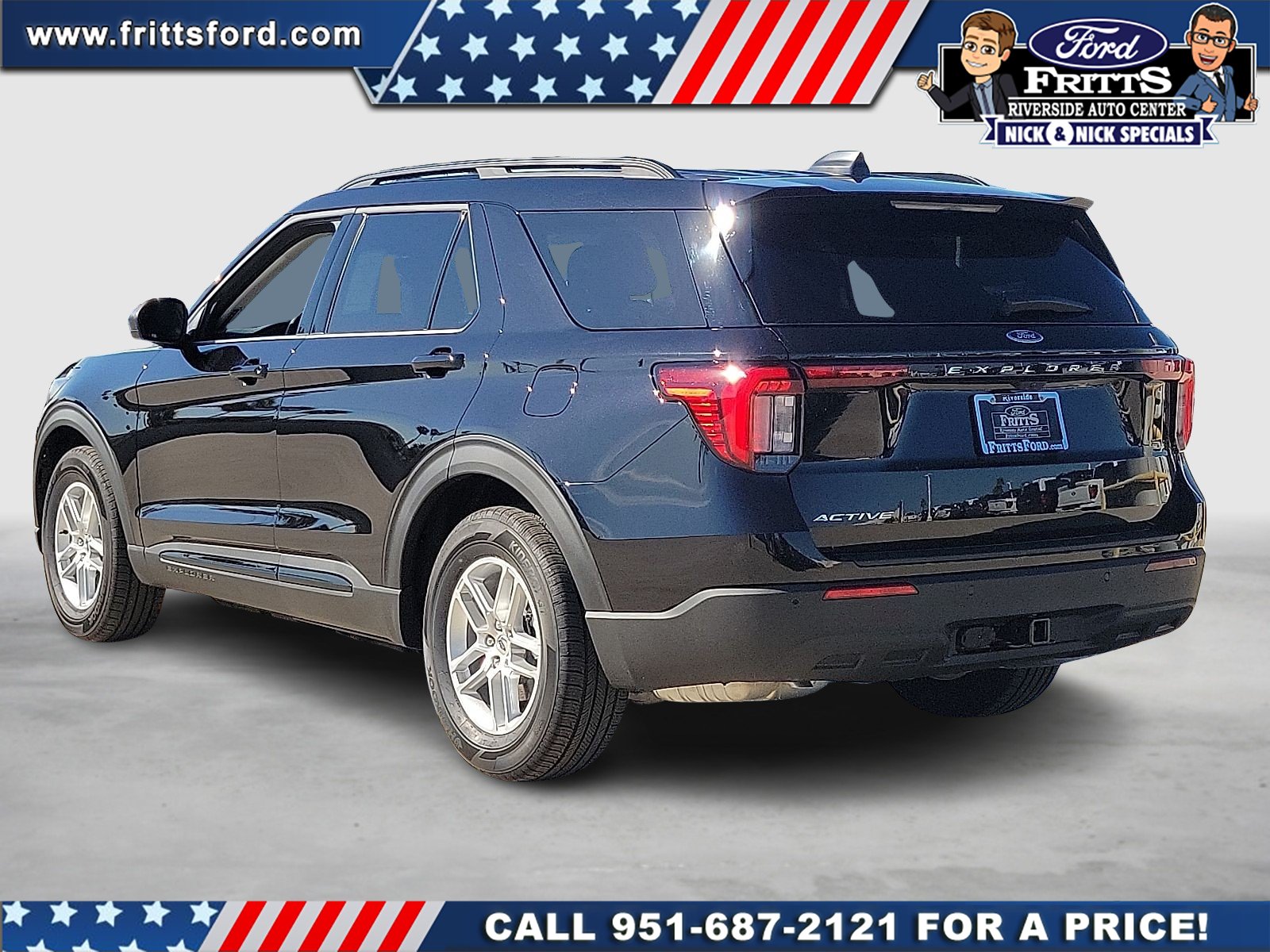 New 2026 Agate Black Metallic Ford Active image 2