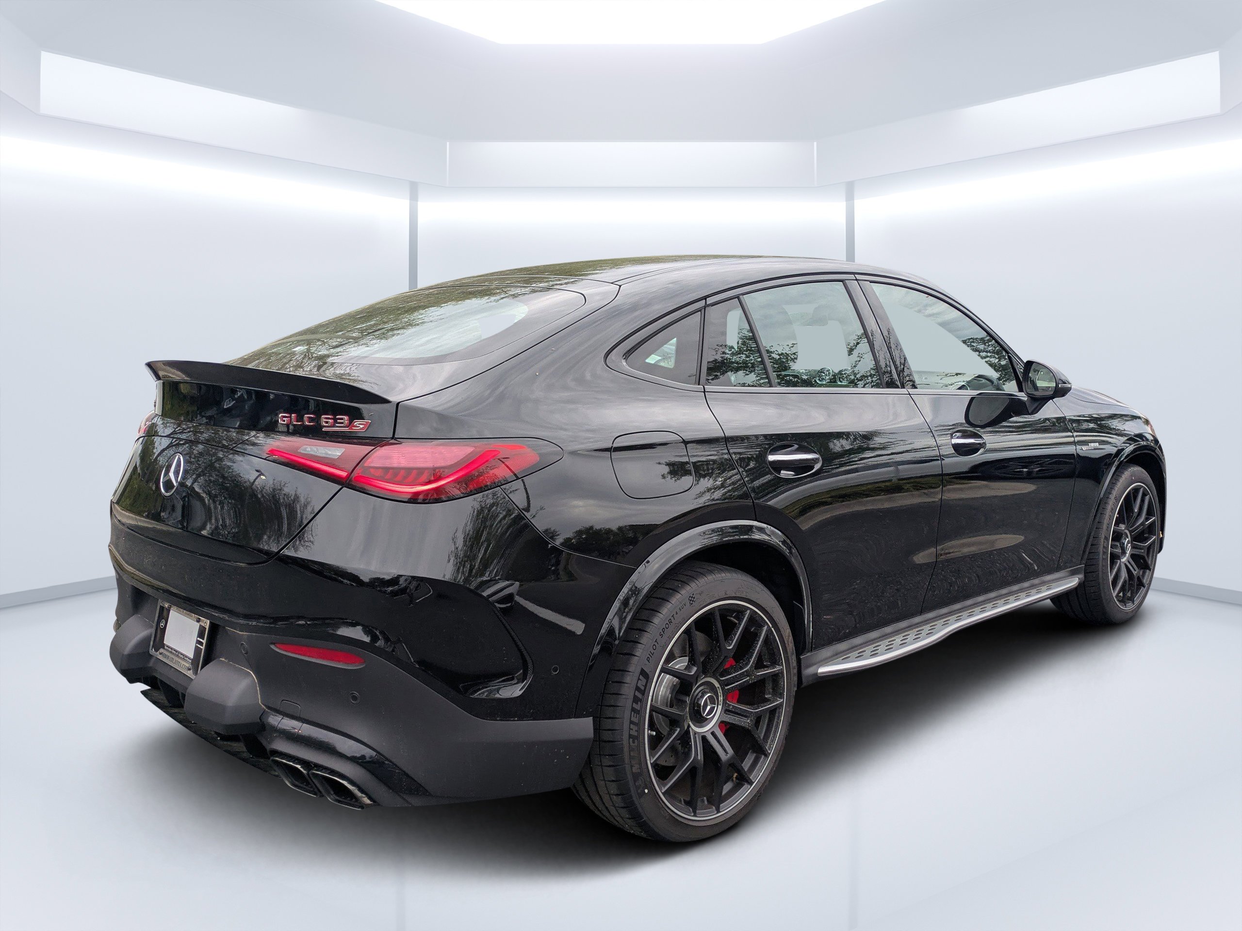 New 2025 Black Mercedes-Benz AMG® GLC 63 S E Performance 4MATIC® Coupe image 3