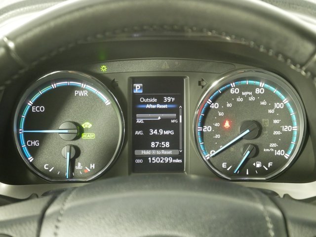 Used 2018 Electric Storm Blue Toyota Hybrid XLE image 22