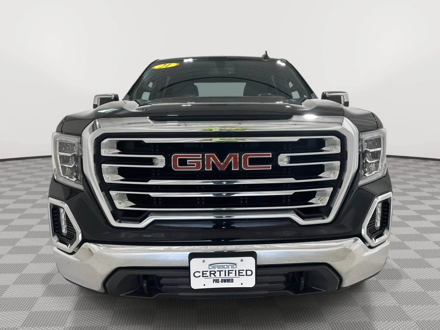 Used 2021 ONYX BLACK GMC SLT image 8