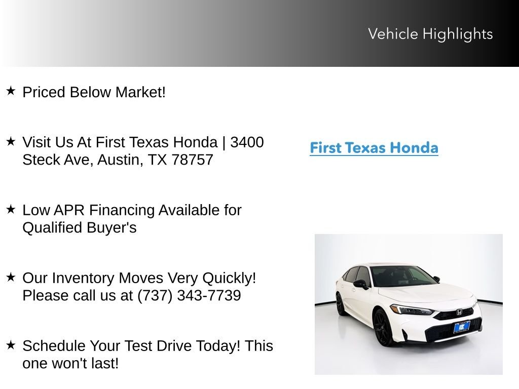 Certified Used 2026 Platinum Honda Sport image 10