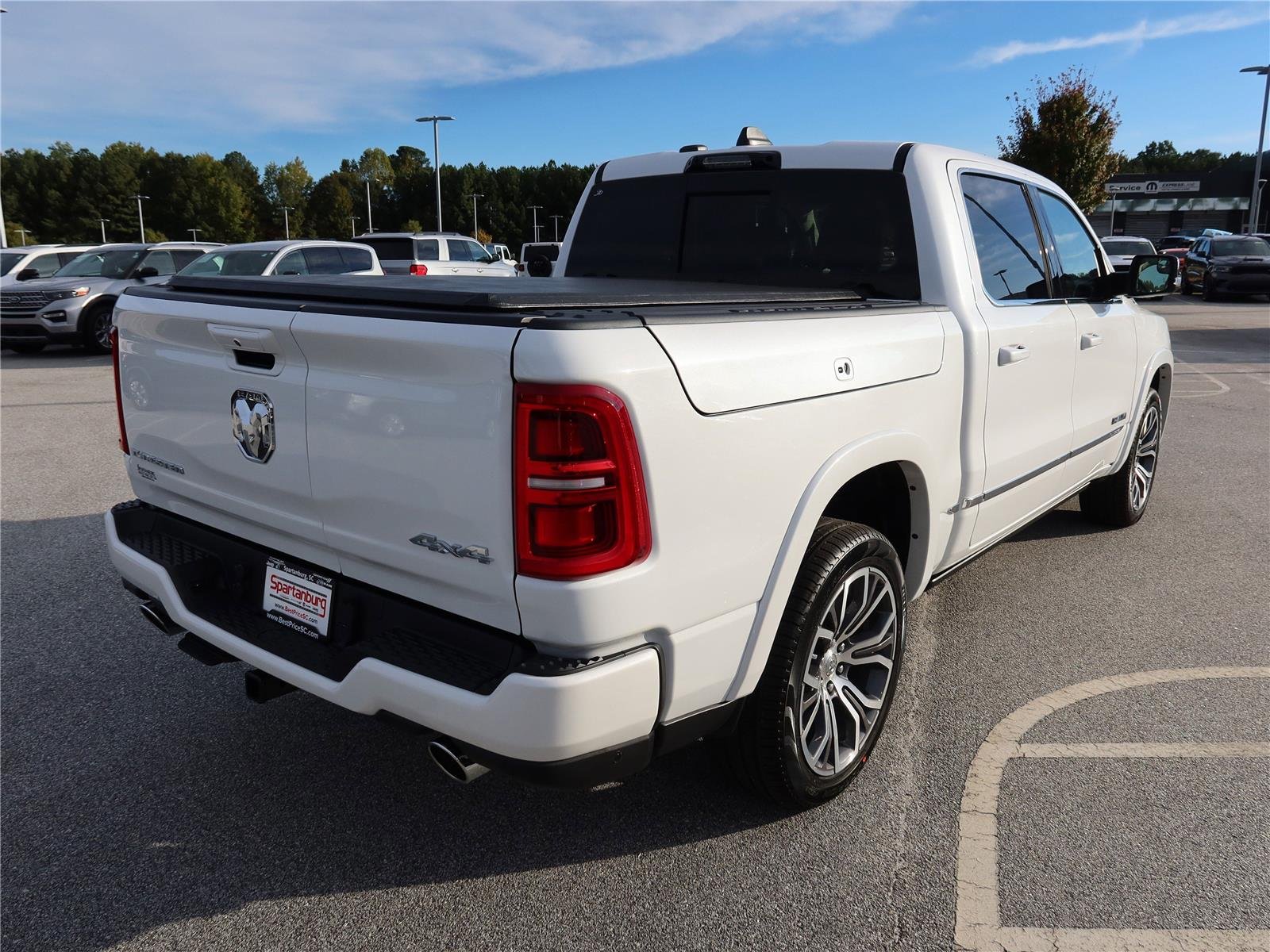 New 2026 Ivory White Tri-Coat Pearl-Coat Exterior Paint RAM Tungsten image 6