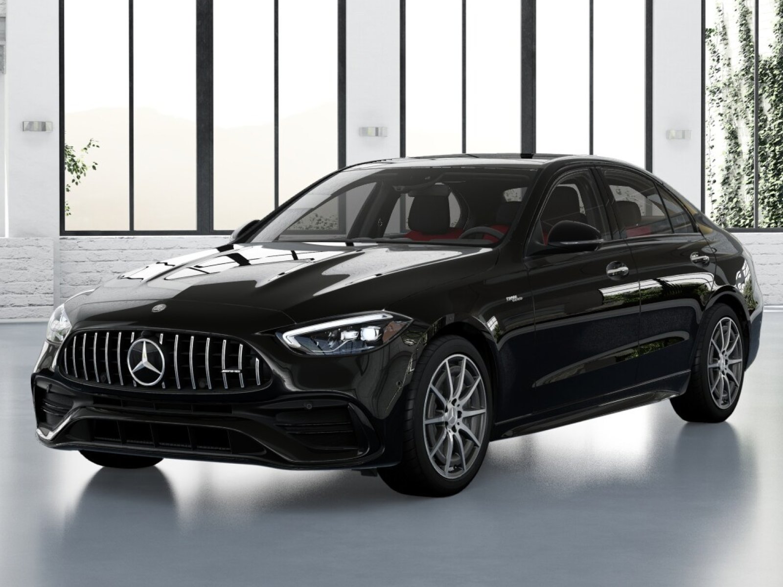 New 2026 Obsidian Black Metallic Mercedes-Benz AMG® C 43 4MATIC® Sedan image 1