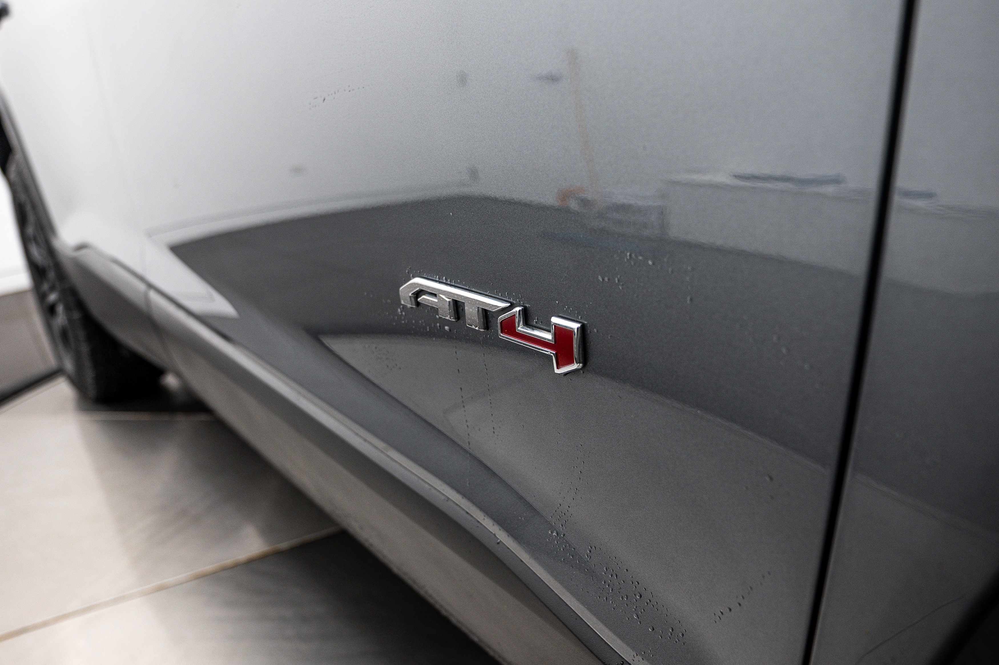 Used 2021 Satin Steel Metallic GMC AT4 image 8