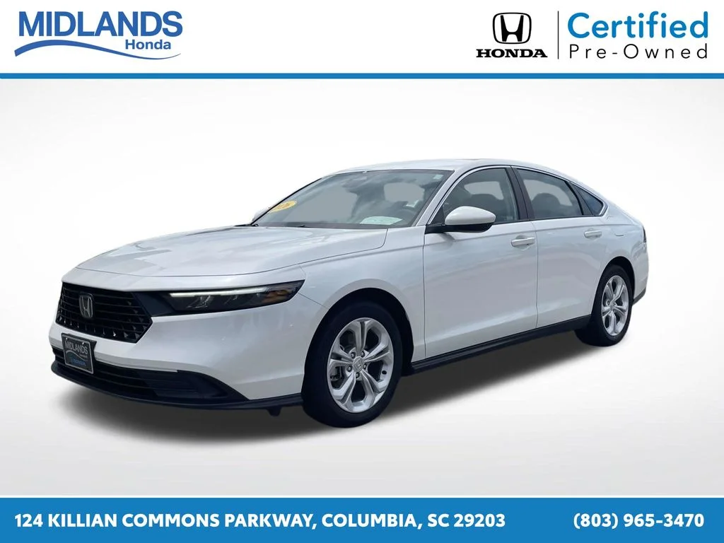 Certified Used 2026 Platinum White Pearl Honda LX image 3